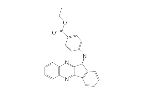 Ethyl 4-[(11H-indeno[1,2-b]quinoxalin-11-ylidene)amino]-benzoate