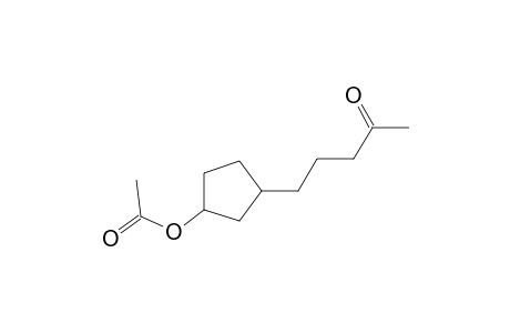 2-Pentanone, 5-[3-(acetyloxy)cyclopentyl]-
