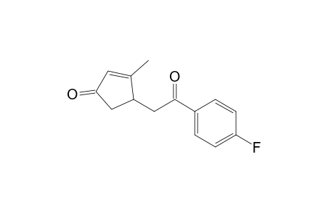 (RS)-3-Methyl-4-[2-(4-fluorophenyl)-2-oxoethyl]cyclopent-2-en-1-one