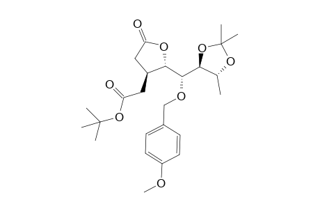 {(2S,3R)-2-[(R)-(4-Methoxy-benzyloxy)-((4S,5R)-2,2,5-trimethyl-[1,3]dioxolan-4-yl)-methyl]-5-oxo-tetrahydro-furan-3-yl}-acetic acid tert-butyl ester