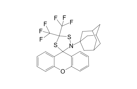2-(1'-Adamantyl)-5,5-bis(trifluoromethyl)spiro[1,4,2-dithiazolidine-3,9'(9H)-xanthene