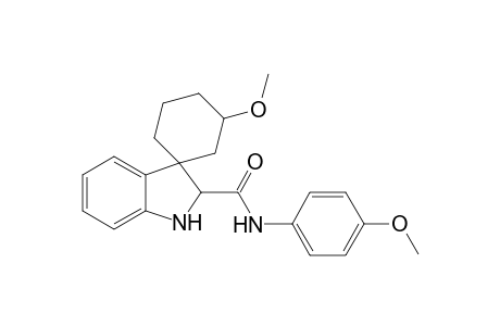 Spiro[cyclohexane-1,3'-indoline]-2'-carbox-p-anisidide, 5-methoxy-