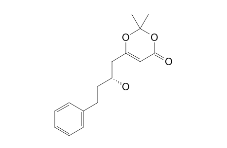 (5S)-6-(2-HYDROXY-4-PHENYLBUTYL)-2,2-DIMETHYL-[1,3]-DIOXIN-4-ONE