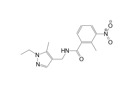 N-[(1-ethyl-5-methyl-1H-pyrazol-4-yl)methyl]-2-methyl-3-nitrobenzamide