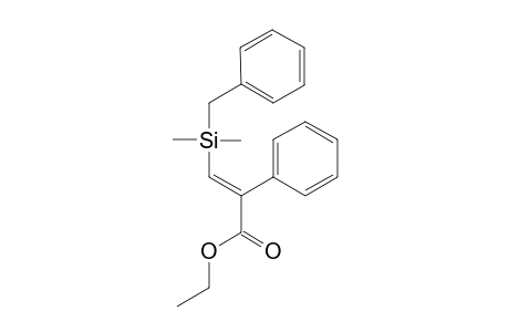 (E)-a-[Benzyldimethylsilyl)methylene]benzeneacetic acid ethyl ester