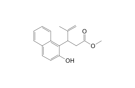 Methyl 3-(2-hydroxy-1-naphthyl)-4-methyl-4-pentenoate