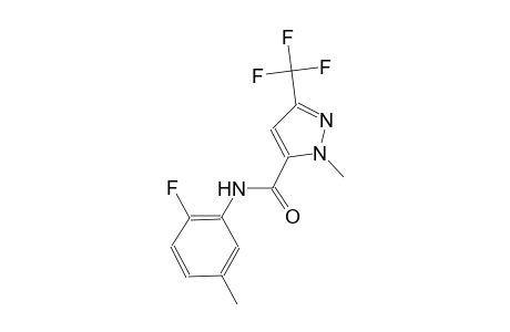 N-(2-fluoro-5-methylphenyl)-1-methyl-3-(trifluoromethyl)-1H-pyrazole-5-carboxamide