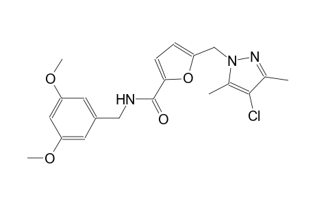 5-[(4-chloro-3,5-dimethyl-1H-pyrazol-1-yl)methyl]-N-(3,5-dimethoxybenzyl)-2-furamide