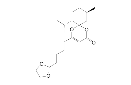 (7S,10R)-4-[4-(1,3-dioxolan-2-yl)butyl]-7-isopropyl-10-methyl-1,5-dioxaspiro[5.5]undec-3-en-2-one