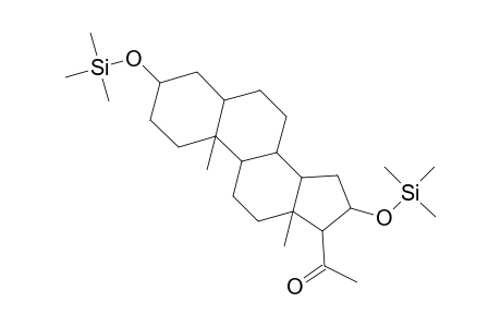 Pregnan-20-one, 3,16-bis[(trimethylsilyl)oxy]-, (3.alpha.,5.alpha.,16.alpha.)-