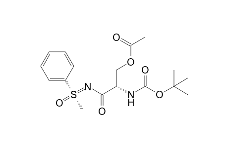 N-[N-tert-Butyloxycarbonyl-O-acetyl-L-serinyl]-(S)-S-methyl-S-phenylsulfoximine