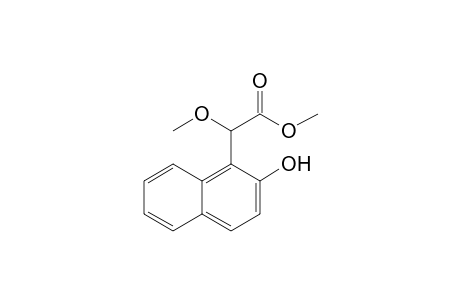 2-(2-hydroxy-1-naphthalenyl)-2-methoxyacetic acid methyl ester