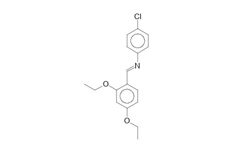 4-Chlorobenzene, 2,4-diethoxybenzylidenamino-