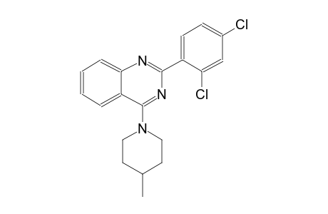 2-(2,4-dichlorophenyl)-4-(4-methyl-1-piperidinyl)quinazoline