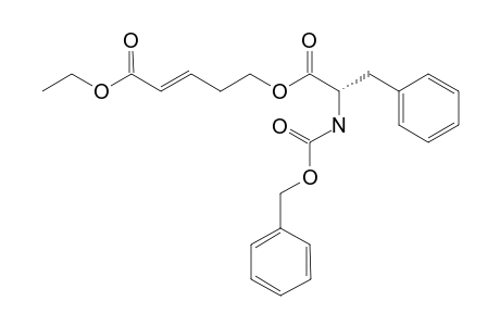 (S,E)-ETHYL_5-(2-BENZYLOXYCARBONYLAMINO-3-PHENYLPROPIONYLOXY)-PENT-2-ENOATE