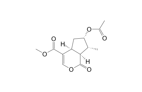 6-(Methoxycarbonyl)-3-methyl-4-(acetoxy)-3,4-dihydro-cyclopenta[3,4-a]pyran-2(2H)-one