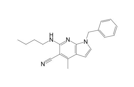 6-n-butylamino-1-benzyl-4-methyl-5-cyano-7-azaindole