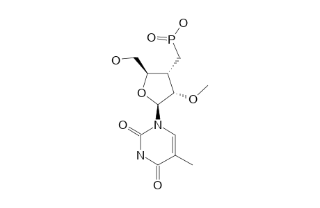 3'-DEOXY-3'-C-[(HYDROXYPHOSPHINYL)-METHYL]-2'-O-METHYLTHYMIDINE