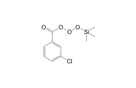 m-Chlorobenzoic hydrotrioxide trimethylsilyl ester