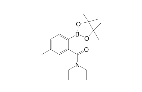 Pinacolo-{2'-[N,N-diethylcarboxamido]-4'-methylphenyl}-boronate