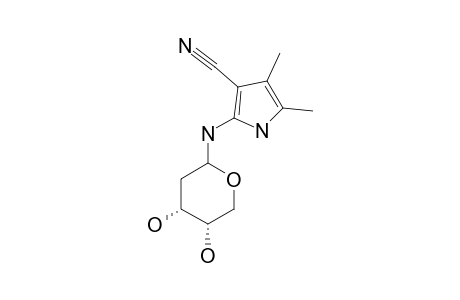 2-(2-DEOXY-D-ERYTHROPENTOPYRANOSYLAMINO)-4,5-DIMETHYLPYRROLE-3-CARBONITRILE