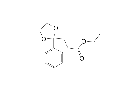 1,3-Dioxolane-2-propanoic acid, 2-phenyl-, ethyl ester