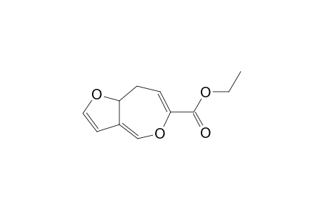 Furo[3,2-c]oxepin-6-carboxylic acid, 8,8a-dihydro-, ethyl ester, (.+-.)-