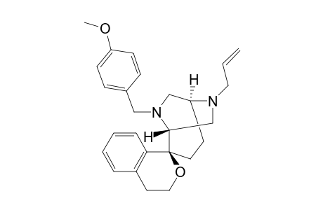 (-)-(1'R,2'S,5'S)-6'-Allyl-8'-(4-methoxybenzyl)-3,4-dihydrospiro[2-benzopyran-1,2'6',8'-diazabicyclo[3.2.2]nonane]