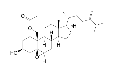 19-acetoxy-5.beta.,6.beta.-epoxy-24-methylenecholestan-3.beta.-ol