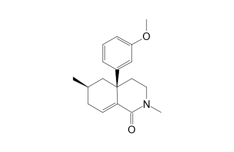 REL-(4AS,6S)-4A-(3'-METHOXYPHENYL)-2,6-DIMETHYL-1,2,3,4,4A,5,6,7-OCATHYDRO-1-ISOQUINOLINE