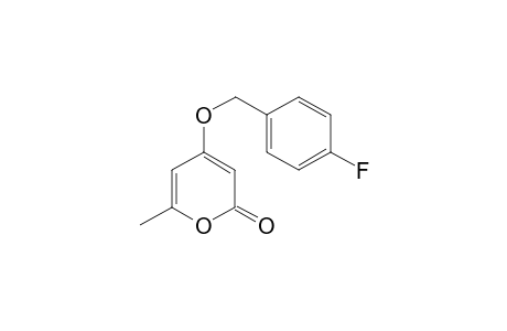4-((4-fluorobenzyl)oxy)-6-methyl-2H-pyran-2-one