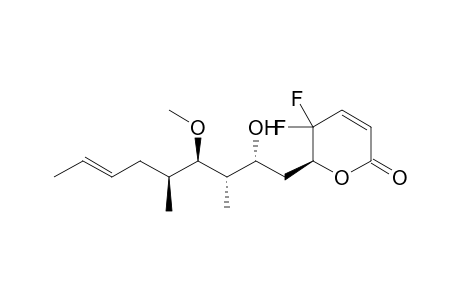 (6S)-5,5-Difluoro-6-[(2R,3S,4R,5S,E)-2-hydroxy-4-methoxy-3,5-dimethylnon-7-enyl]-5,6-dihydro-2H-pyran-2-one
