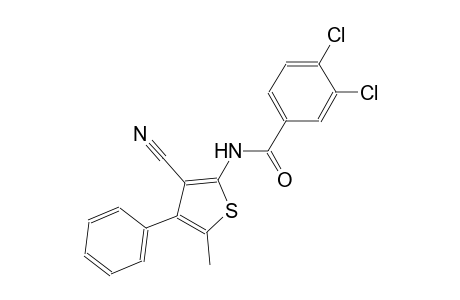 3,4-dichloro-N-(3-cyano-5-methyl-4-phenyl-2-thienyl)benzamide