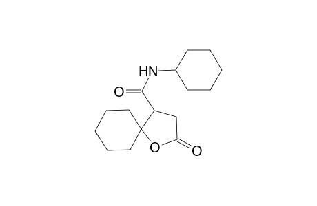 N-Cyclohexyl-2-oxo-1-oxaspiro[4.5]decane-4-carboxamide