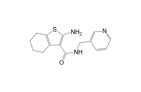 2-amino-N-(3-pyridinylmethyl)-4,5,6,7-tetrahydro-1-benzothiophene-3-carboxamide