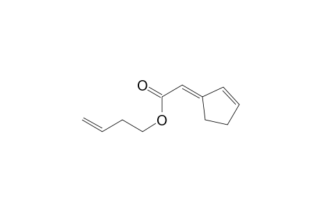 Acetic acid, (2-cyclopenten-1-ylidene)-, 3-butenyl ester, (E)-