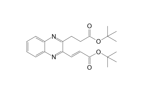 (E)-tert-Butyl 3-(3-(3-tert-butoxy-3-oxopropyl) quinoxalin-2-yl)acrylate
