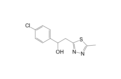 1-(4-Chlorophenyl)-2-(5-methyl-1,3,4-thiadiazol-2-yl)ethanol
