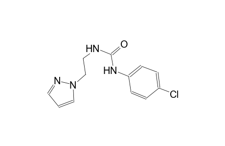 N-(4-chlorophenyl)-N'-[2-(1H-pyrazol-1-yl)ethyl]urea
