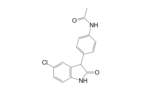 N-(4-(5-chloro-2-oxoindolin-3-yl)phenyl)acetamide