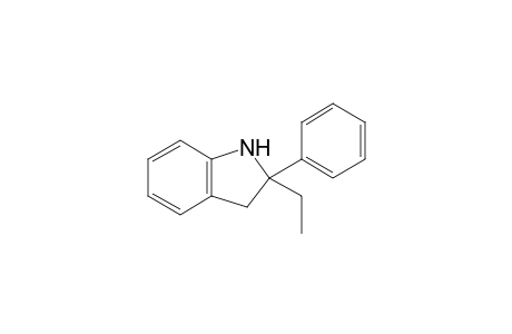 2,3-Dihydro-2-phenyl-2-ethylindole