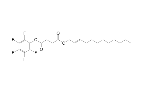 Succinic acid, dodec-2-en-1-yl pentafluorophenyl ester