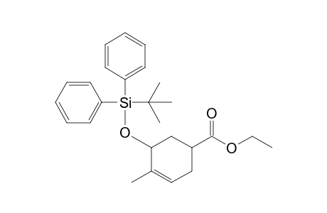 Ethyl 5-[(t-butyldiphenylsilyl)oxy]-4-methyl-3-cyclohexene-1-carboxylate