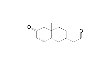 2-(4a,8-Dimethyl-6-oxo-1,2,3,4,4a,5,6,8a-octahydro-naphthalen-2-yl)-propionaldehyde
