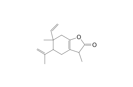 2-Oxo-3,6-dimethyl-5-(1-methylethenyl)-6-ethenyl-4,7-dihydro-benzofuran