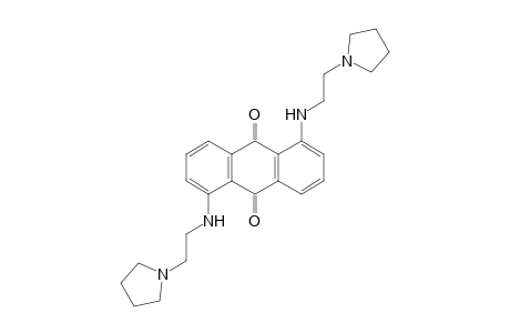 9,10-Anthracenedione, 1,5-bis[[2-(1-pyrrolidinyl)ethyl]amino]-