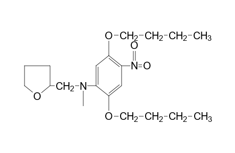 N-(2,5-dibutoxy-4-nitrophenyl)-N-methylfurfurylamine