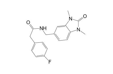 Benzeneacetamide, N-[(2,3-dihydro-1,3-dimethyl-2-oxo-1H-1,3-benzimidazol-5-yl)methyl]-4-fluoro-