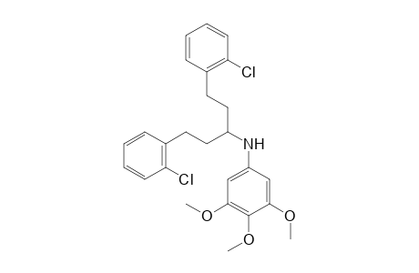 N-(1,5-Bis(2-chlorophenyl)pentan-3-yl)-3,4,5-trimethoxyaniline