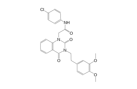 N-(4-chlorophenyl)-2-(3-[2-(3,4-dimethoxyphenyl)ethyl]-2,4-dioxo-3,4-dihydro-1(2H)-quinazolinyl)acetamide